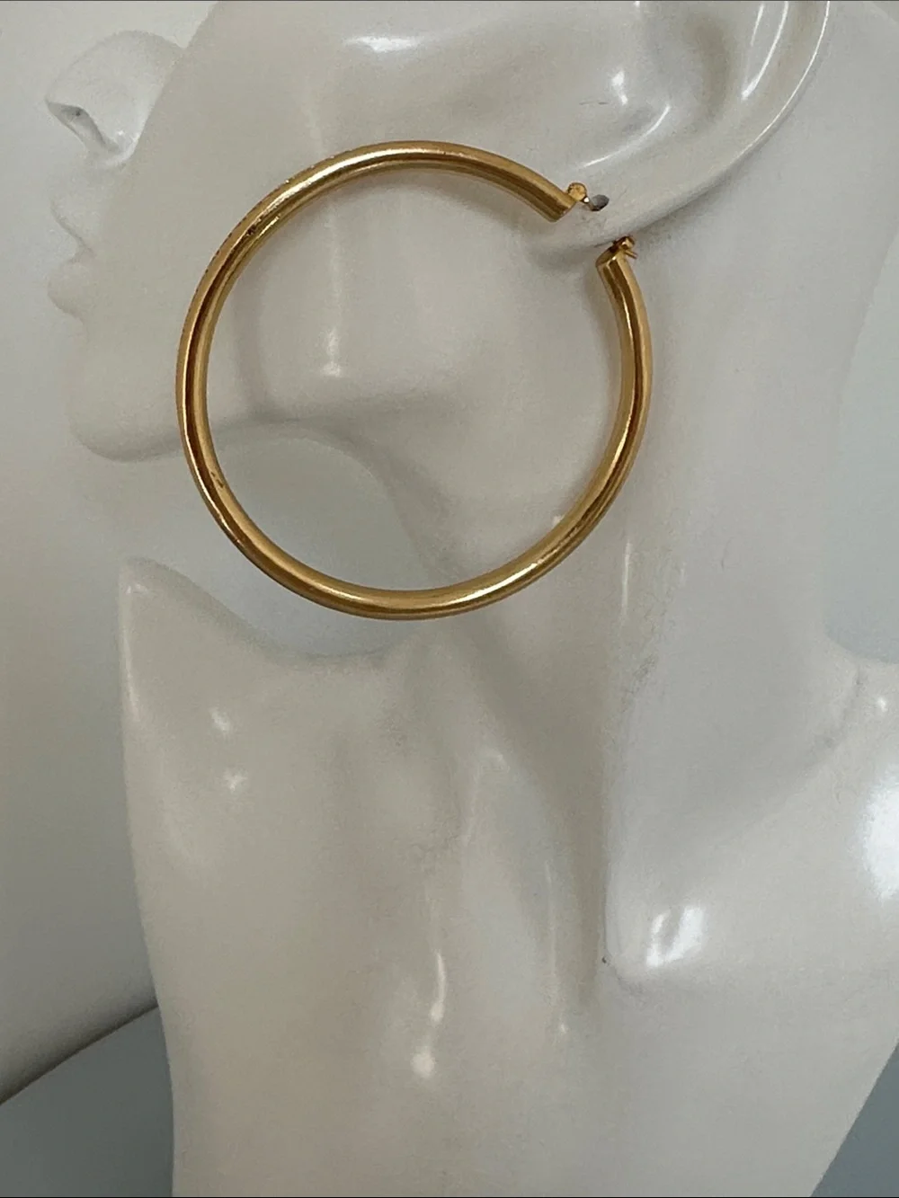 Versace Large Gold Hoop Earrings